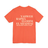 T-Shirt : ELOHIM — EL SHADDAÏ — ADONAÏ — YHWH — RAPHA