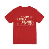 T-Shirt : ELOHIM — EL SHADDAÏ — ADONAÏ — YHWH — RAPHA