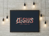 Poster Jesus Christ : Le chemin, La vérité, La vie
