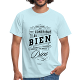 T-shirt chrétien Homme :  Romains 8.28 - ciel