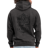 Sweat-shirt à capuche unisexe - charbon