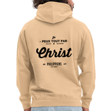 Sweat-shirt à capuche unisexe - pêche