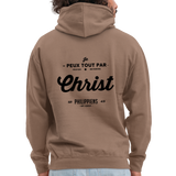 Sweat-shirt à capuche unisexe - moka